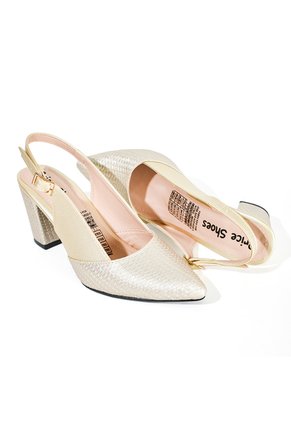 Price Shoes Tacones Elegantes Mujer 9726-252CHAMPANA