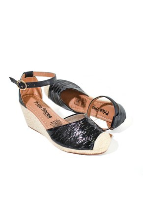 Price Shoes Plataformas Espadrille Mujer 692A256NEGRO