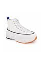 PriceShoes Tenis Plataforma Moda Para Mujer 622C62F1021BLANCO de Price Shoes