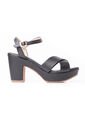 Price Shoes Sandalia Tacon Para Mujer 462JC011NEGRO de Price Shoes