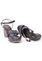 Price Shoes Sandalia Tacon Para Mujer 462JC011NEGRO de Price Shoes