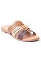 Priceshoes Sandalias Planas Para Mujer 692V218TIERRA de Price Shoes