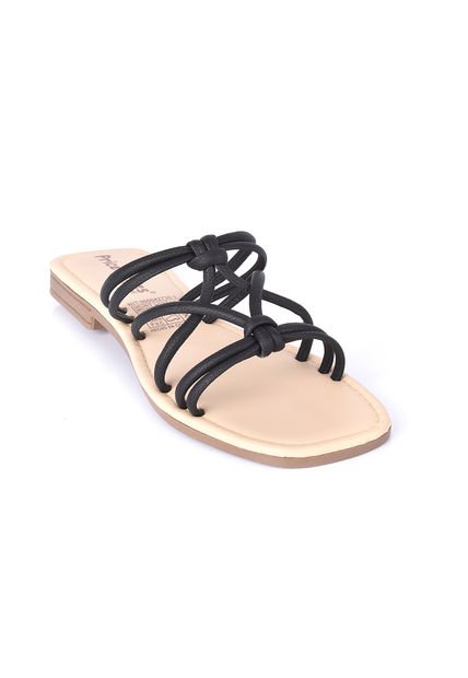 Price Shoes Sandalias Planas Para Dama 6422043Negro