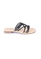 Price Shoes Sandalias Planas Para Dama 6422043Negro de Price Shoes