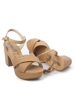 Price Shoes Sandalias Tacon Mujeres 462JC006AMARETTO