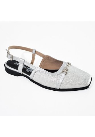 Price Shoes Baletas Tipo Slingback Para Mujer 182BE916PLATA Price Shoes