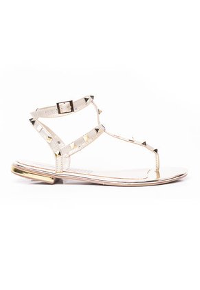 Price Shoes Sandalia Plana Para Mujer 482BK04ORO