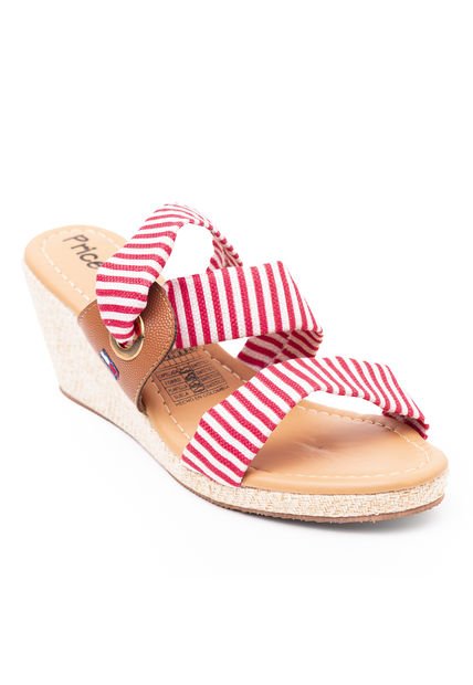 Price Shoes Plataformas Para Mujer 692A140ROJO