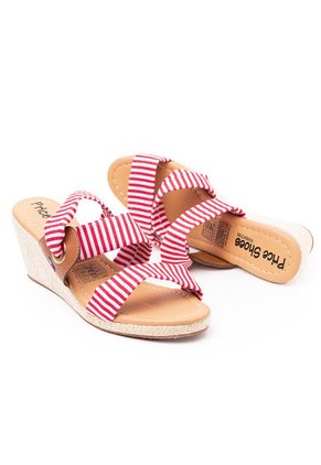 Price Shoes Plataformas Para Mujer 692A140ROJO