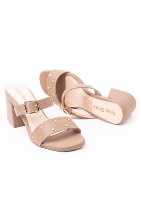 Price Shoes Tacon Bajo Para Mujer 952A-12CAMEL