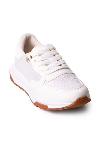 Price Shoes Tenis Moda Para Mujer 282M-526BLANCO Price Shoes