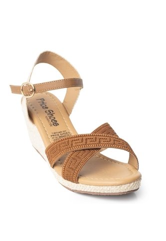 Price Shoes Sandalias Con Plataforma Mujer 692A219MIEL Price Shoes