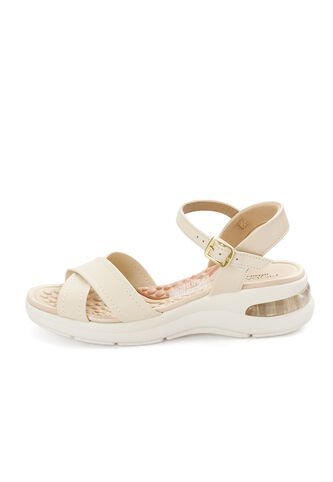 Price Shoes Sandalia Confort Para Mujer 0227183-103CREMA Price Shoes