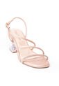 Priceshoes Sandalia Tacon Cristal 952A-15OROROSA de Price Shoes