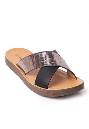 Price Shoes Sandalia Plana Para Mujer 6223T8264-44NEGRO