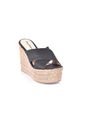 Price Shoes Sandalias Plataformas Mujer 962Cr62Negro de Price Shoes