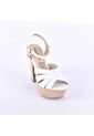 Priceshoes Sandalias Tacones Mujeres 962Cr18Blanco de Price Shoes