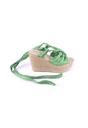 Priceshoes Sandalias Plataformas Mujeres 672753Verde