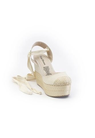 Price Shoes - Priceshoes Sandalias Plataformas Mujeres 962Cr30Beige