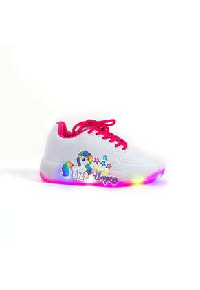Price Shoes Tenis Luces Niñas 314L4EFucsia
