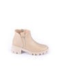 Priceshoes Botas Botines Dama 172368Beige de Price Shoes