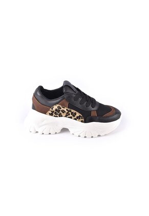 Priceshoes Tenis Moda Mujeres 962Grecianegro