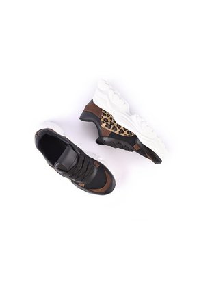 Priceshoes Tenis Moda Mujeres 962Grecianegro