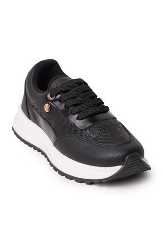 Price Shoes Tenis Moda Para Mujer 282M-536NEGRO Price Shoes