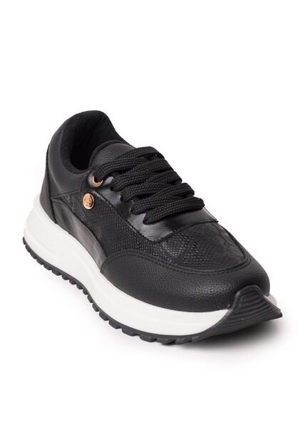 Price Shoes Tenis Moda Para Mujer 282M-536NEGRO