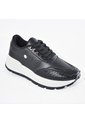 Price Shoes Tenis Urbanos De Moda Para Mujer 282M-549NEGRO de Price Shoes