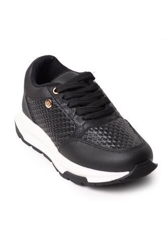 Price Shoes Tenis Moda Para Mujer 282M-521NEGRO Price Shoes