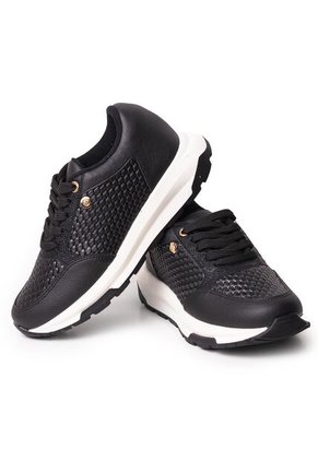 Price Shoes Tenis Moda Para Mujer 282M-521NEGRO
