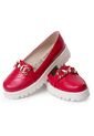 Price Shoes Mocasines Casuales Para Mujer 252A20ROJO de Price Shoes