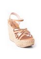 Priceshoes Plataformas En Yute Para Mujer 382011AMARETTO de Price Shoes