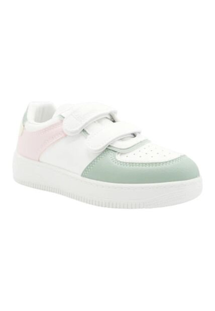 PriceShoes Tenis De Moda Con Velcro Infantiles Para Niñas 624AB53VERDE