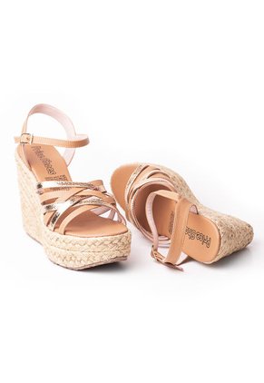 Priceshoes Plataformas En Yute Para Mujer 382011AMARETTO