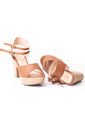 Price Shoes Sandalias Tacon Cubano Mujer 182CE828MIEL de Price Shoes