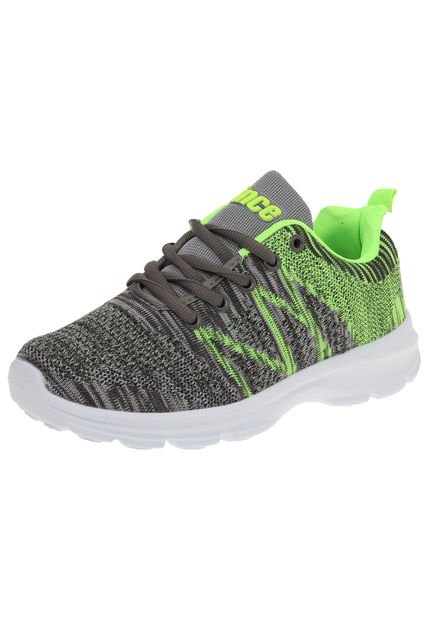 Tenis Lifestyle Gris-Verde Neón Prince