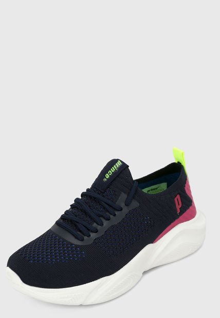 Tenis Lifestyle Azul Navy-Blanco Prince Belgryn D-2