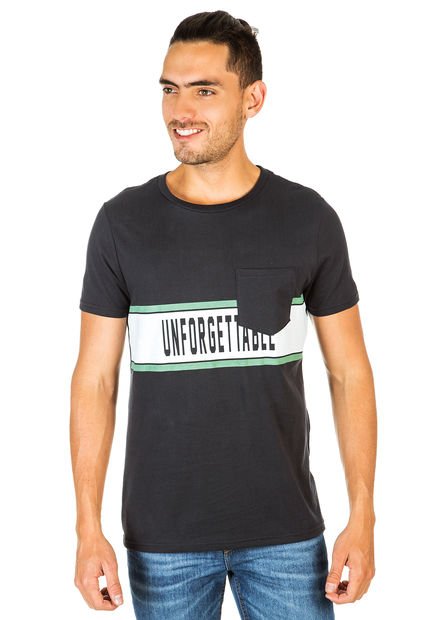 Camiseta Pronto Azul Oscuro