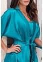 Pijama Kimono Satin Verde 12026 de Provócame