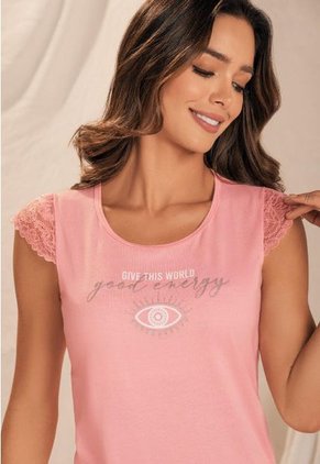 11916 Conjunto Capri M-Corta Palo Rosa - Rosa Claro