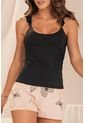 Pijama 11922 Conjunto Short Dama Negro de Provócame