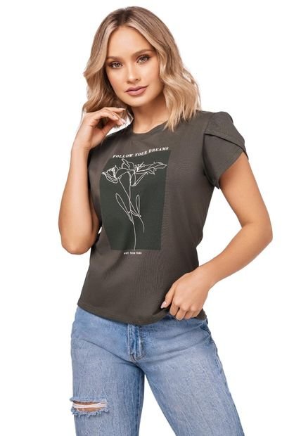 11827 Camiseta Manga Petalo