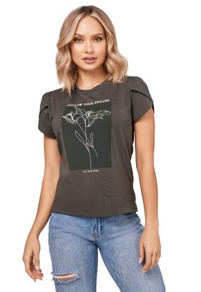 11827 Camiseta Manga Petalo