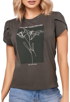 11827 Camiseta Manga Petalo
