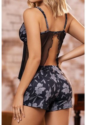 Pijama 11797 Babydoll En Transparencia