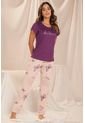 Pijama 11925 Conjunto Pant M-Corta Uva de Provócame