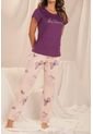 Pijama 11925 Conjunto Pant M-Corta Uva de Provócame