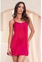 Pijama Vestido En Satín Cereza 12035 - Coral de Provócame